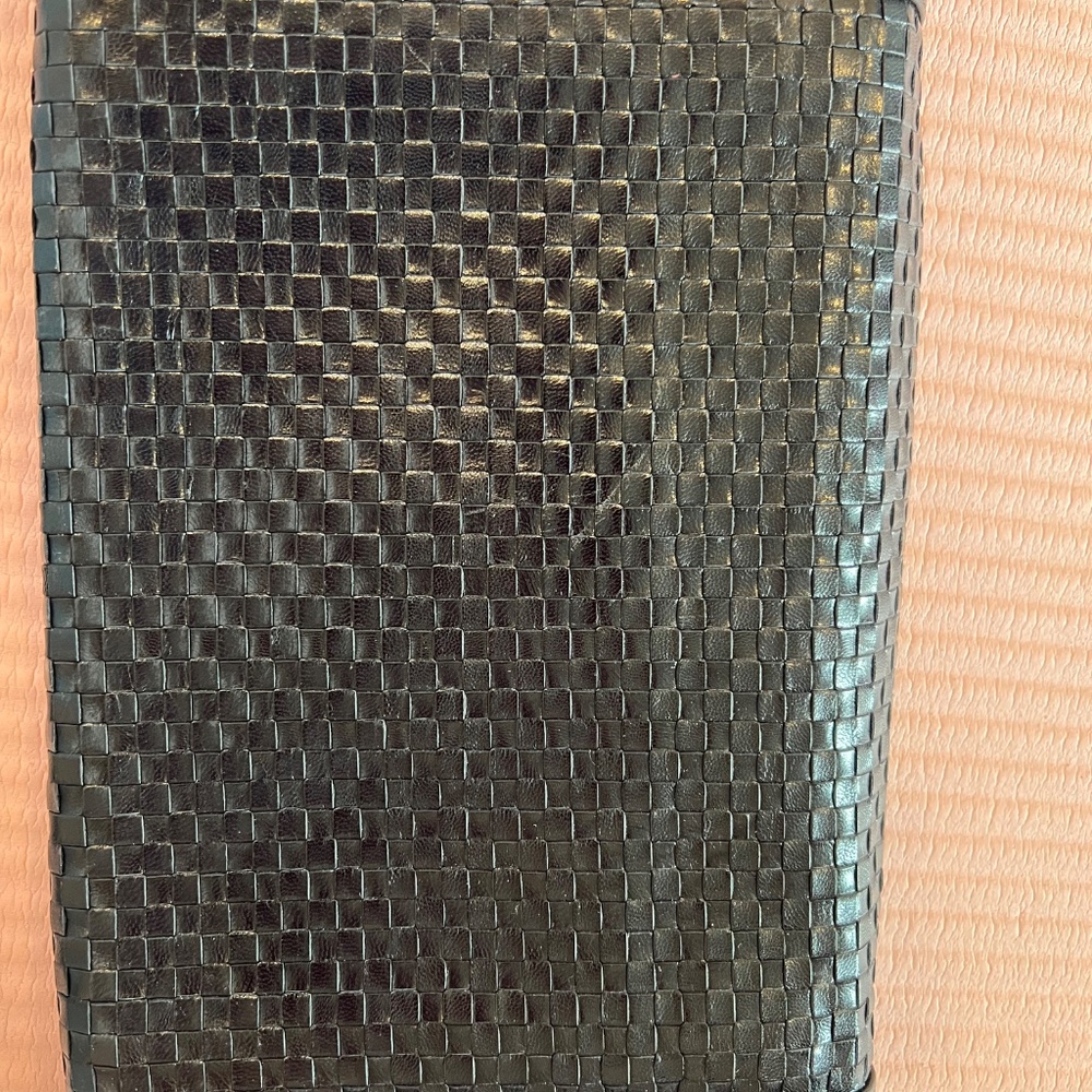 Ferragamo woven navy clutch, vintage - Picture 12 of 12